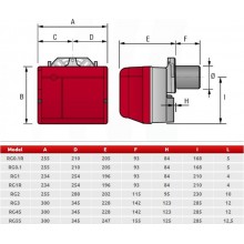 Riello Gulliver RG 1 Μονοβάθμιος Καυστήρας Πετρελαίου 60kW