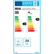 Riello Start Condens 29 KIS Επιτοίχιος Λέβητας Συμπύκνωσης Αερίου με Καυστήρα 20636kcal/h