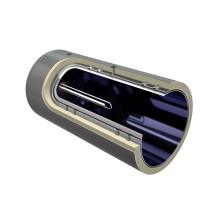 Calpak Mark 5 Ηλιακός Θερμοσίφωνας 160 λίτρων Glass Διπλής Ενέργειας με 2.1τμ Συλλέκτη