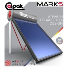Calpak Mark 5 Ηλιακός Θερμοσίφωνας 200 λίτρων Glass Διπλής Ενέργειας με 3τ.μ. Συλλέκτη