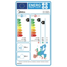 Midea Xtreme Save 2022 AG1-12NXD6-I/AG1-12NXD6-O Κλιματιστικό Inverter 12000 BTU A+++/A++ με Ιονιστή και WiFi
