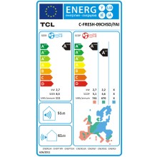 TCL C-Fresh 09CHSD/FAI Κλιματιστικό Inverter 9000 BTU A+++/A++ με WiFi