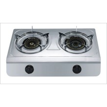 Proton SS05 Επιτραπέζια Εστία Υγραερίου Διπλή Inox