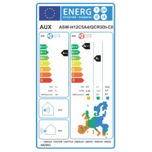 AUX Q-Series Κλιματιστικό Inverter 12000 BTU A++/A+ με Ιονιστή και WiFi Grey