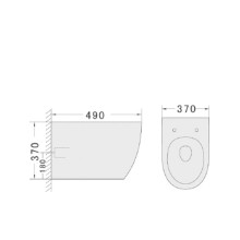 Λεκάνη Κρεμαστή Rimless