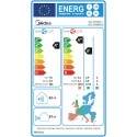 Midea Xtreme Save AG1-24NXD0-I/AG1-24N8D0-O Κλιματιστικό Inverter 24000 BTU με Ιονιστή και WiFi