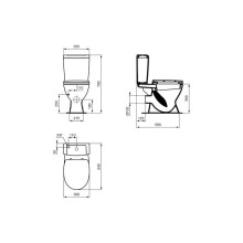 Ideal Standard Eurovit Λεκάνη Δαπέδου